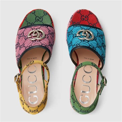 gucci multi color sandal|Gucci sandals women 2020.